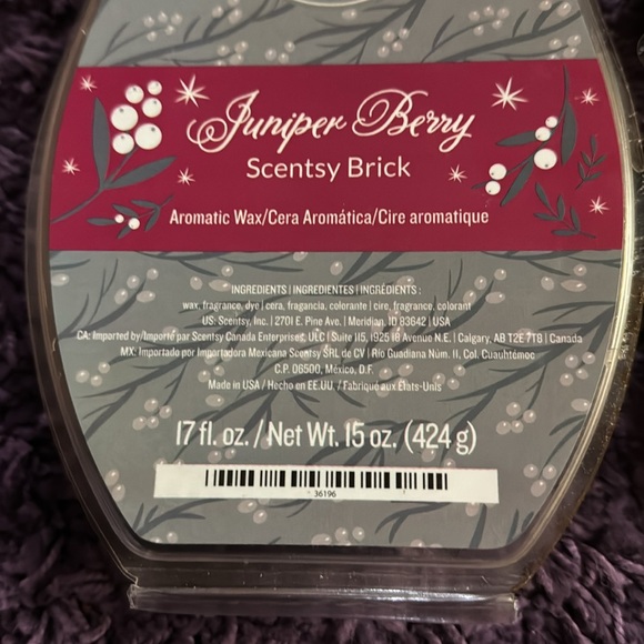 Scentsy brick &bar Holiday bundle Juniper Berry, iced pine and peppermint dreams - Picture 2 of 7